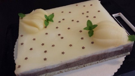 Bavarois poire chocolat